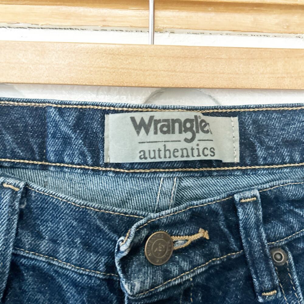 Wrangler Authentics Mens Regular Fit Flex Jean Dark Wash Denim Size 31x30 - Picture 4 of 7